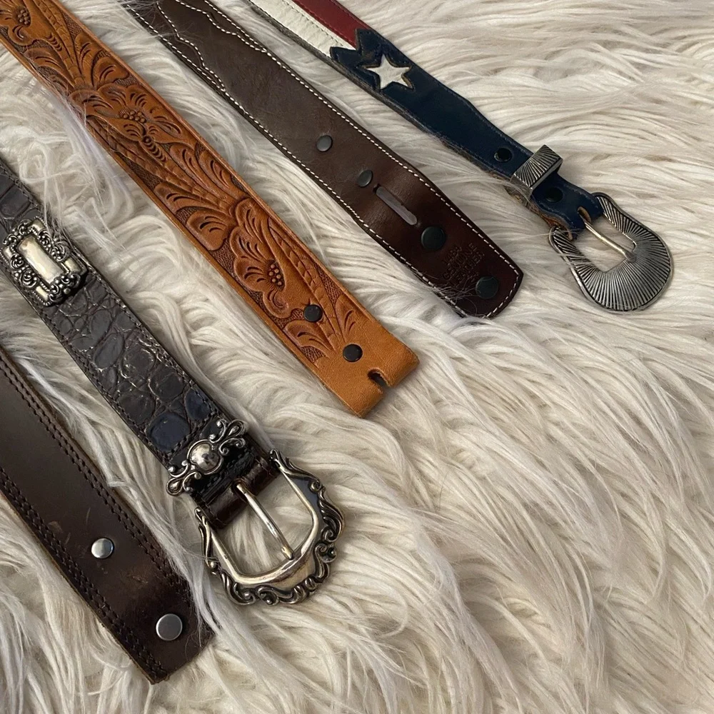 Bundle of boys western belts (DB)